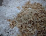 A picture of step 1 of Sabudana tikki and sabudana kheer.