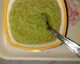 A picture of step 4 of Pudina chutney.