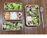 Hình bước làm 5 của món Day 12 : Canh đu đủ nấu sụn non, đùi gà bọc nấm, bí ngòi xào_eat1000