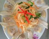 Hình bước làm 3 của món Thanh đạm với su hào, cà rốt xào,thịt luộc