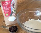 A picture of step 1 of Buckwheat Sourdough Starter.