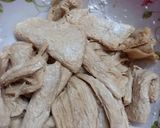 Hình bước làm 1 của món Làm thịt ba chỉ chay