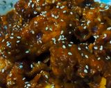 A picture of step 9 of Orange Chicken.