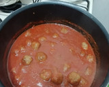 Foto del paso 8 de la receta: Espagueti con albóndigas mini