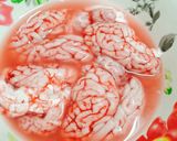 Hình bước làm 1 của món Óc heo chưng