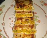 A picture of step 6 of Mughlai paratha.