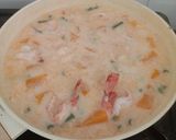 Foto langkah ke 5 dari resep Ginataang Hipon, Sitaw At Kalabasa.