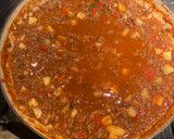 A picture of step 5 of Picadillo.