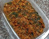 Foto del paso 6 de la receta: Pastel de soja -cortada a cuchillo- y vegetales 😍 -vegano- :)