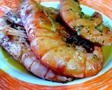Foto del paso 15 de la receta Gambones al papillote sobre cama de hinojo fresco y H, aromátic