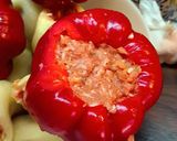 Török dolma (töltött paprika) recept fázis 3 fotója