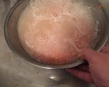 A picture of step 1 of Red Lentils soup with vegetables.