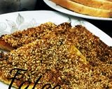 A picture of step 4 of Sesame toasts.