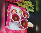 A picture of step 6 of Carrot apple beetroot juice.