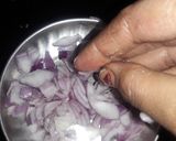 A picture of step 1 of Kachumber.