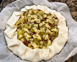 Foto del paso 12 de la receta: Pizza rústica con patata y bacon, sin gluten