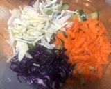 A picture of step 3 of Fruit and vegetable salad.