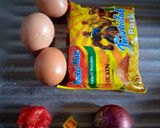 A picture of step 1 of Fried indomie.