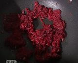 A picture of step 6 of Beetroot Pulao.