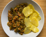Foto del paso 6 de la receta: Judías verdes con tomate y patatas al vapor