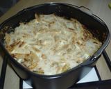 Tepsis rakott zöldbab házi konzervból air fryerben sütve recept fázis 10 fotója