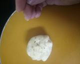 A picture of step 8 of Bedmi puri.
