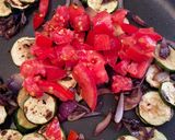 Une image de l'étape 3 de Salade de quinoa courgettes et tomates.