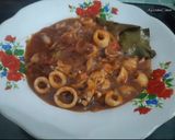Foto langkah ke 6 dari resep Cumi Asam Manis Pedas.