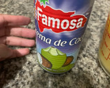 Foto del paso 1 de la receta: Piña colada sin alcohol
