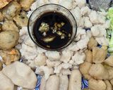 Foto langkah ke 10 dari resep Pempek Lenjer, Kapal Selam, Adaan & Tekwan Ikan Tenggiri Nikmat!.