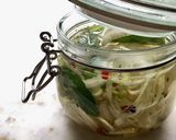 A picture of step 1 of Pickled fennel.