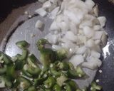 Foto del paso 4 de la receta: Salchichas y jamón a la mexicana con queso versión# 2💚🍅🤍