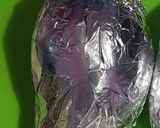 A picture of step 1 of Baba ganoush.