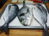 Dorada a la sal con verduras al whisky