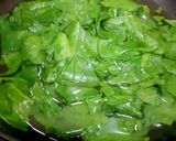 A picture of step 1 of Palak Paneer.