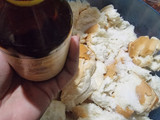 Budín con frutas