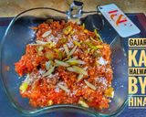 A picture of step 4 of Gajar ka halwa.