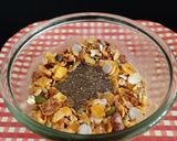 A picture of step 4 of Morning freshness (chia,oats with almond milk without sugar).