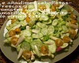Foto del paso 7 de la receta Lomo de bonito a la plancha, con ensalada verde