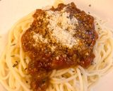 Foto langkah ke 5 dari resep Spaghetti Bolognese with Parmesan Cheese.