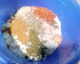 A picture of step 1 of Qeema pakora.