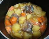 รูปขั้นตอนการทำที่ 4 ของ ปลาซาบะมิโซะต้มมันฝรั่ง (Saba no miso jaga)