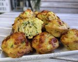 Une image de l'étape 7 de Muffins courgette mozzarella.
