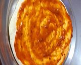 A picture of step 2 of Chicken Shawarma Pizza.