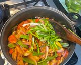 Foto del paso 7 de la receta: Pollo con durazno 🍑, Chifa 💚