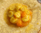 Foto del paso 5 de la receta: Crepê rellena de plátano y albaricoques con almíbar de limón