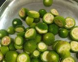 A picture of step 2 of Spiny Gourd Sabji.