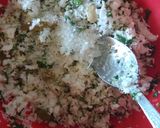 A picture of step 1 of Coconut kachori.