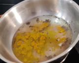 A picture of step 2 of Kathiyavadi Dhokli nu Shak (no onion-garlic).