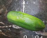 A picture of step 1 of Tom Sum/Thai Raw Papaya Salad.